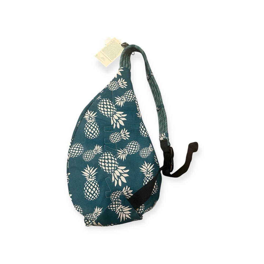 KAVU Rope Sling Backpack Pineapple Print Crossbody Bag NWT Unisex